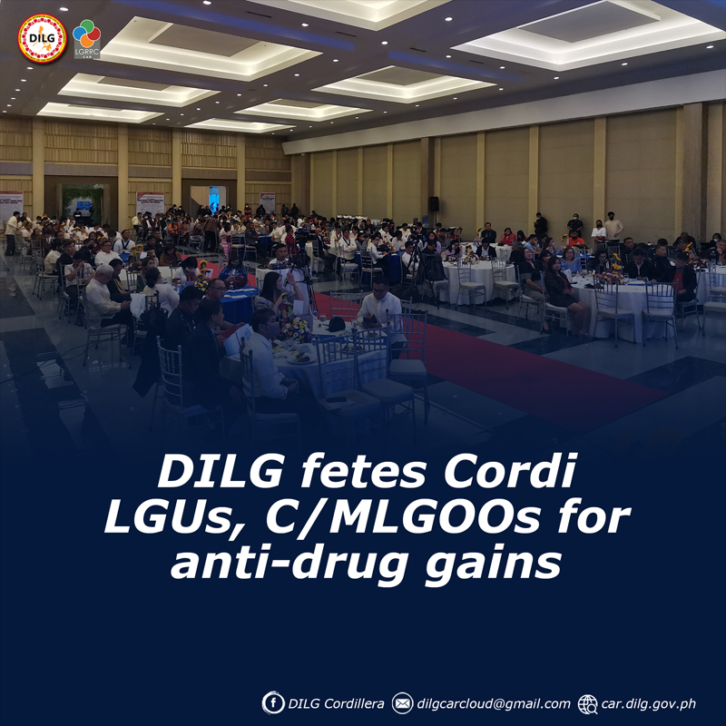DILG fetes Cordi LGUs, C/MLGOOs for anti-drug gains