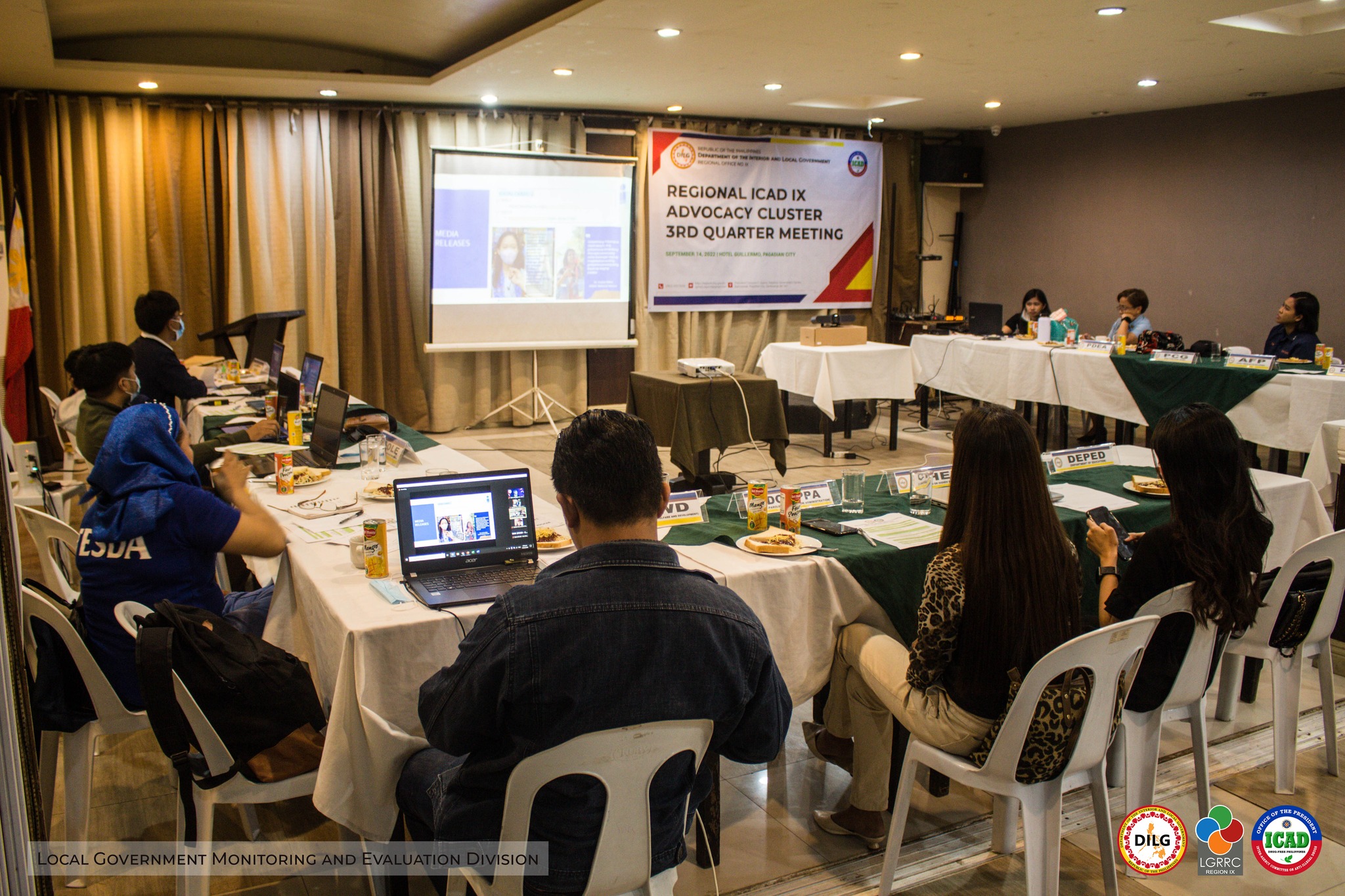 REGIONAL INTER-AGENCY COMMITTEE ON ANTI-ILLEGAL DRUGS (ICAD) IX ADVOCACY CLUSTER 3RD QUARTER MEETING 